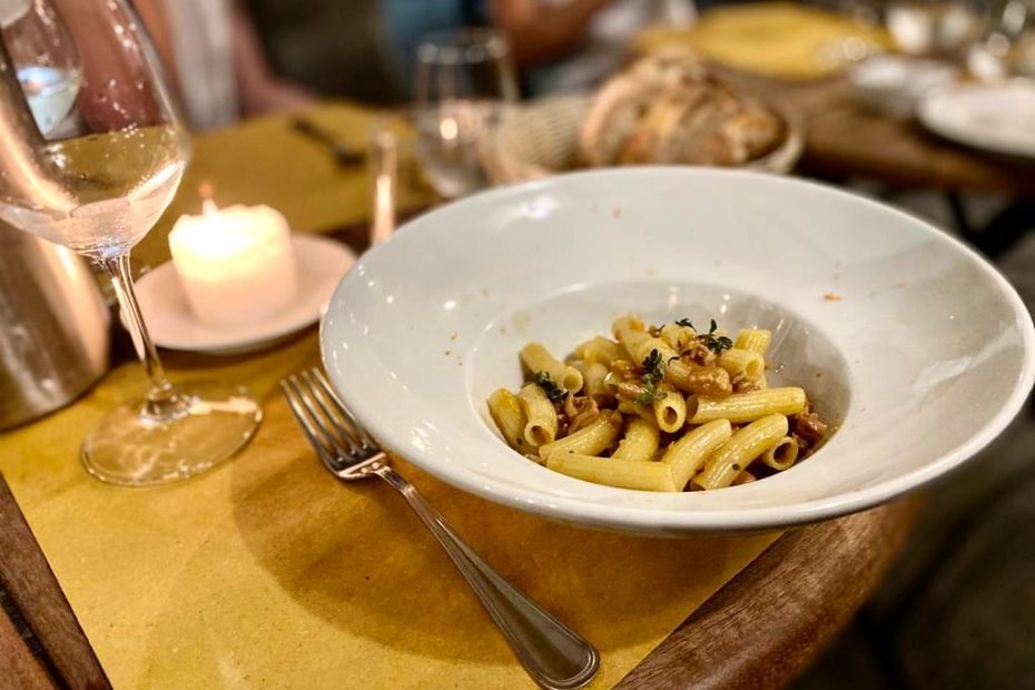 Sedanini al ragù bianco di coniglio